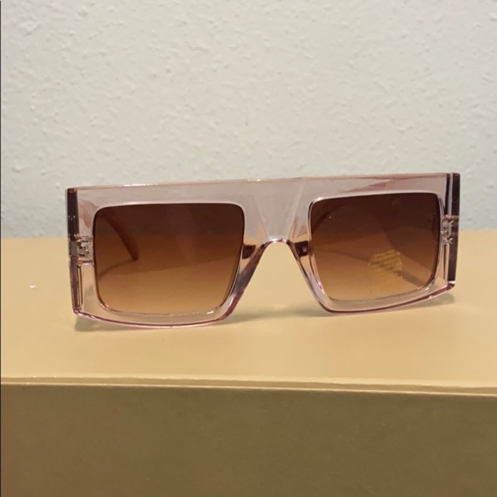 Clear Lavendar Sunglasses